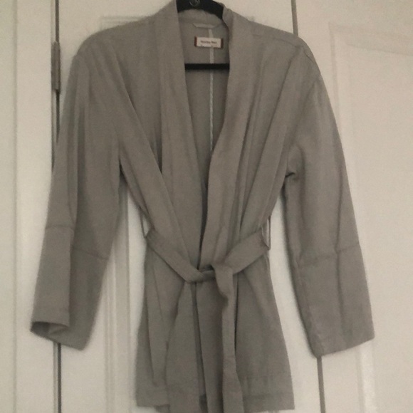 Like New Aritzia Tie Waist Robe Jacket - Picture 1 of 3